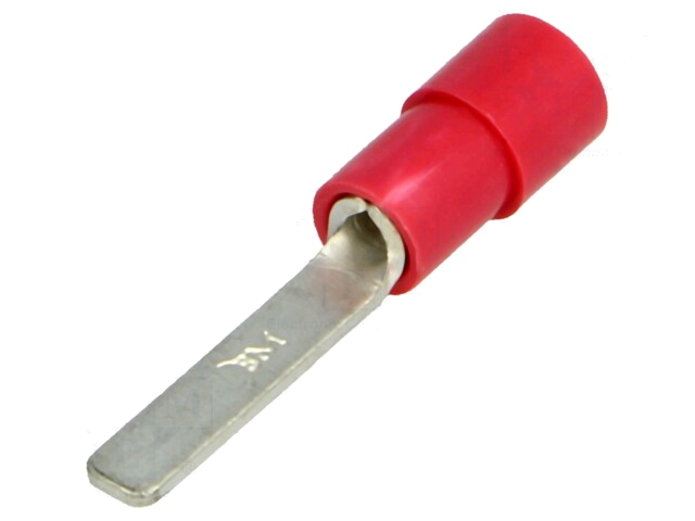 Uiteinde: platte; 3mm; 0,25÷1,5mm2; klemmen; voor draad; vertind Uiteinde: platte; 3mm; 0,25÷1,5mm2; klemmen; voor draad; vertind